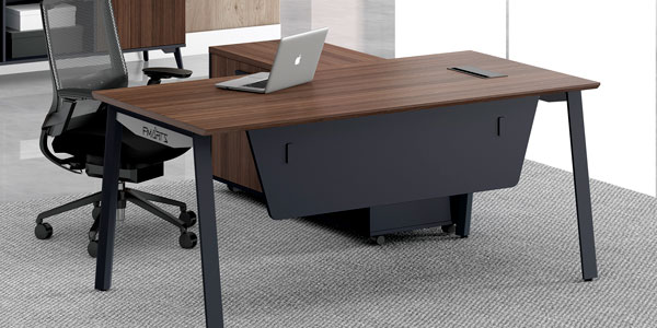 ?，斒宿k公家具|維納系列板式經理桌書柜組合展示視頻